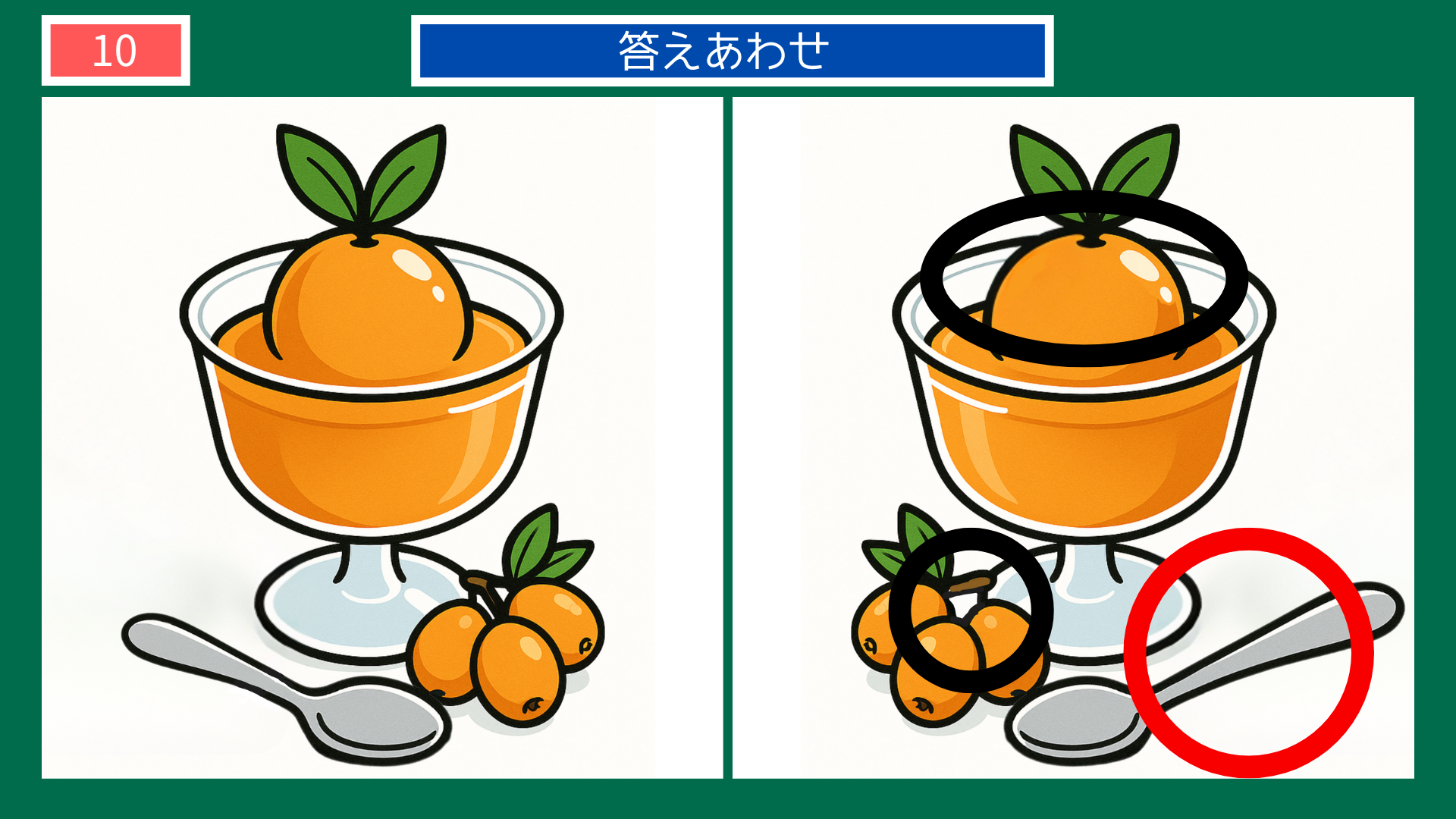 【間違い探し 脳トレ】高齢者のためのクイズ10問に挑戦チャレンジ! テレビでも対応可