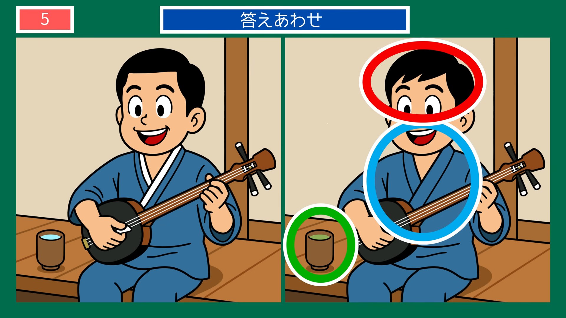 沖縄の暮らしの間違い探し 第5問 三線の音色の答え