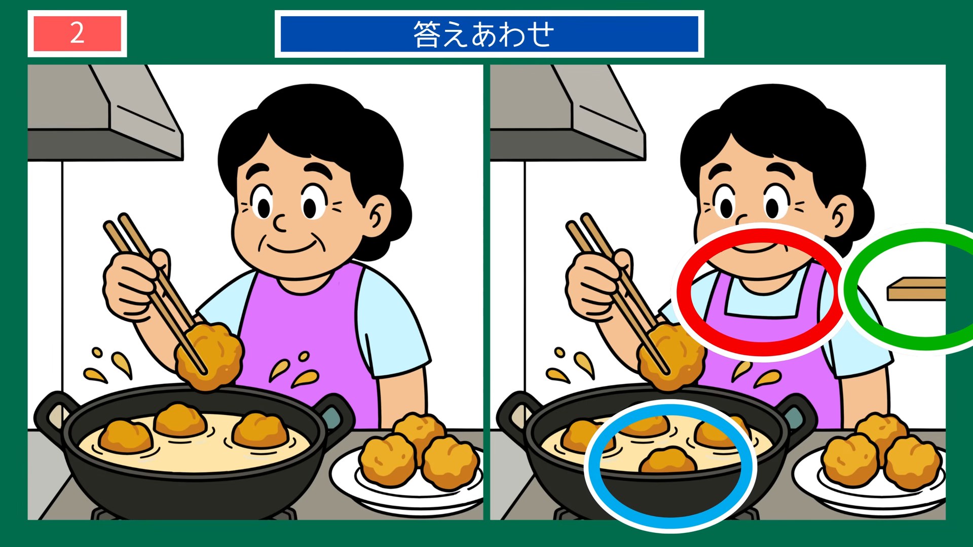 沖縄の暮らしの間違い探し 第2問 サーターアンダギーの答え
